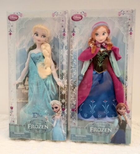 Kit 2 Bonecas Frozen Elsa E Anna Importada Disney Store Eua