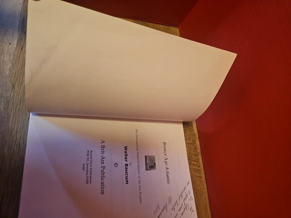 *RARE* Bronze Age Atlantis-The International Nautical Empire Of The Sea Peoples - Image 3 of 4