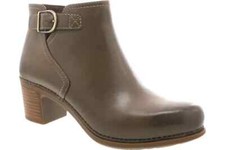 Dansko Henley Taupe Burnished Calf Women's Ankle Boots - NEW - Size EU 38