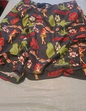 US Polo Assn. Mens XXL Aloha Hawaii Swimming Trunks Hawaiian Style