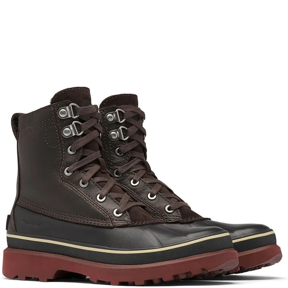 Sorel Caribou Storm Men's Rain Boot, Size 10.5 Brown for sale online