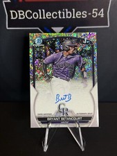 2023 Bowman Chrome Bryant Betancourt 1st Speckle Refractor Auto 123/299 Rockies