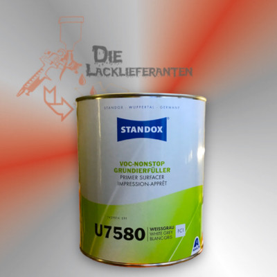 Standox VOC-Nonstop Grundierfüller U7580 Weißgrau 3,5L