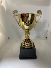 Trophy Cup Metal Gold *FREE ENGRAVING**
