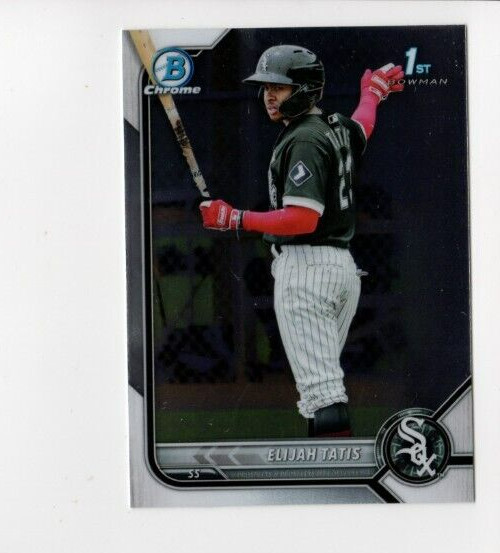 2022 Topps Bowman Chrome Elijah Tatis #BCP-23 1st Bowman Chicago White Sox