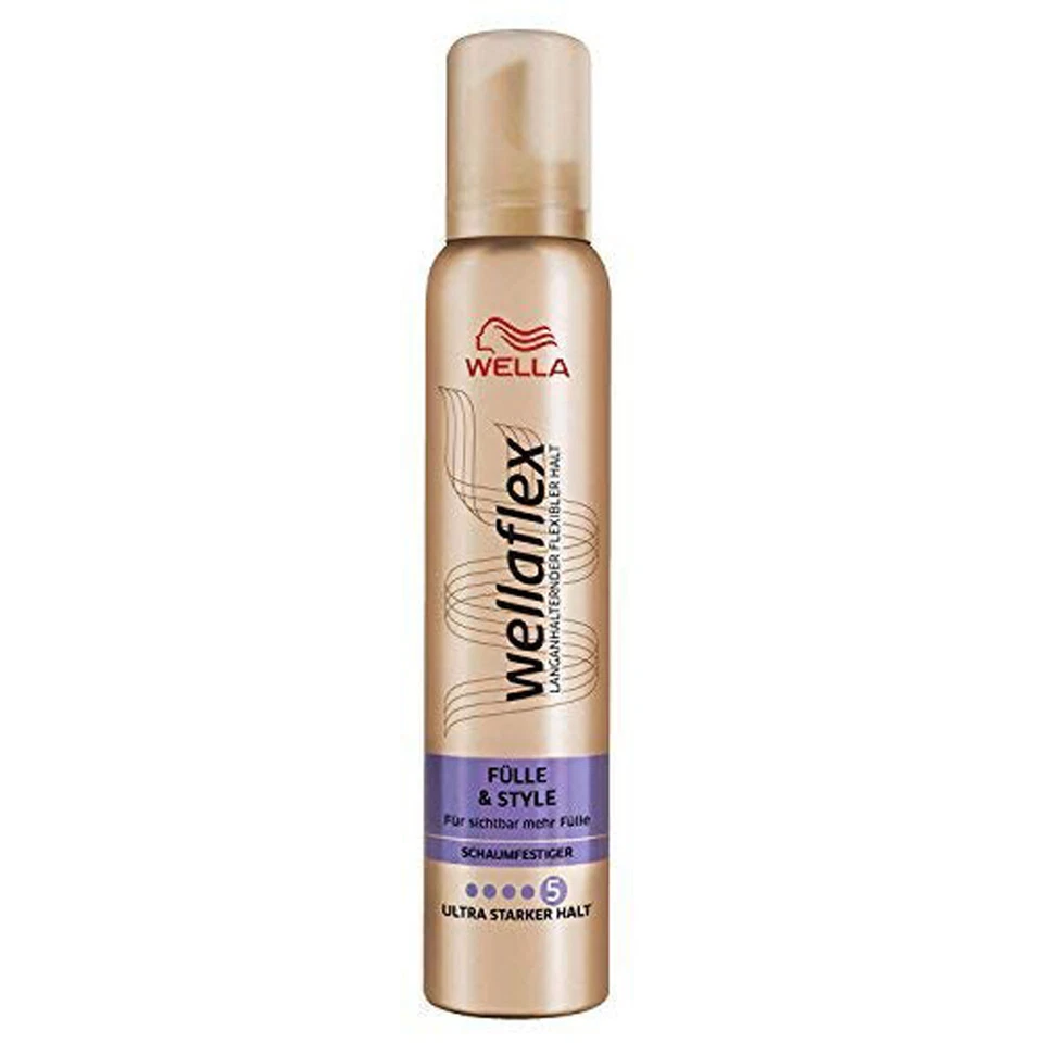Wellaflex Fülle und Style Schaumfestiger starker Halt 200ml 6er Pack - Bild 1 von 1