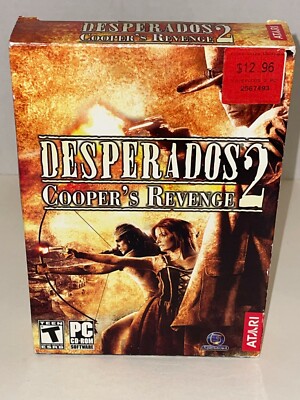 Desperados 2: Cooper's Revenge PC 2006 NTSC MEDIUM BOX Atari Open Like NEW