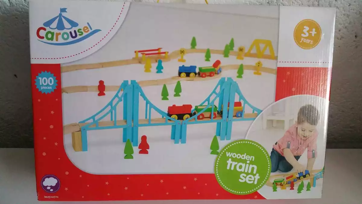 Carousel 2025 wooden train