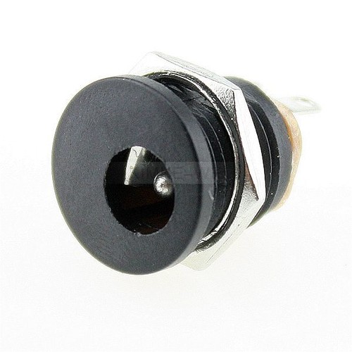 10x DC Power Panel Mount Female Socket Connector Jack Plug 5.5x2.1mm New - Picture 3 of 8