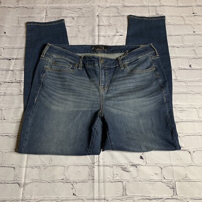 Torrid Sky High Skinny Jeans Premium Stretch Dark Wash Womens Size 18 R NWT