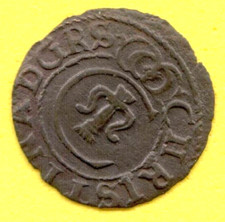 Livonia Schilling ca 1663 Carl XI  18  Suceava Romania Moldova 632