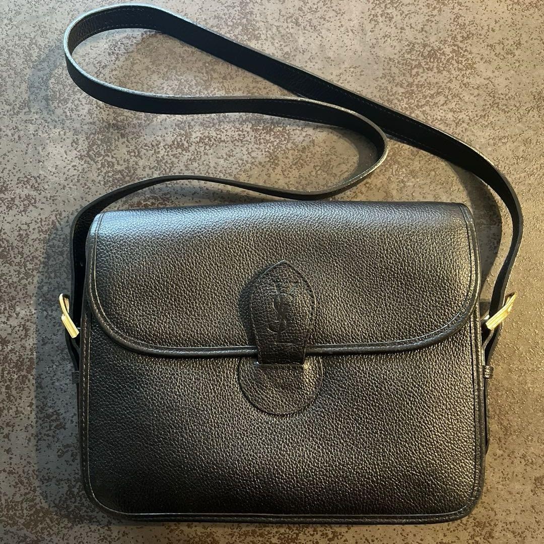 Borsa a tracolla Yves Saint Laurent in pelle nera