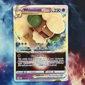 whimsicott vstar pokemon card value 175/172 Brilliant Stars - Secret Rare Psychic / 250 / VSTAR Card Text Whimsicott VSTAR 065/172 Ultra Rare