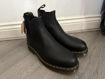 Dr. Martens 2976 Herren Schwarz Chelsea Sicherheit Stahlkappe Stiefel Leder Größe UK 12 NEU