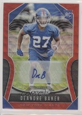 2019 Panini Prizm Rookies Red Wave 38/149 Deandre Baker #314 Auto ow1