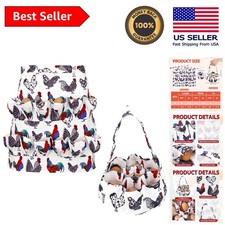 Egg Collecting Apron with 12 Pockets  Basket - Farm Fun Essentials