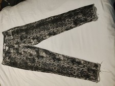 Zara Brand Snakeskins Denim Jeans For Women Size 6
