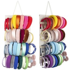 Hanging Headband Holder For Girls,Felt Headband Organizer Headband Storage Ho...