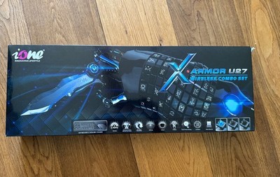 iNSANE iOne Armor U27 Wireless Combo Set Tastatur und Maus Originalverpackung