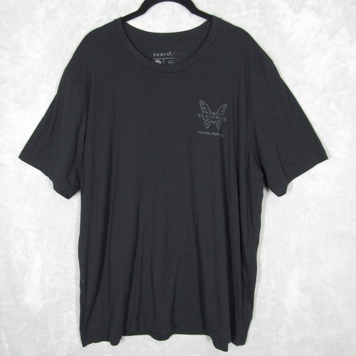 Benchmade Knife Co Black Butterfly Logo Graphic T-Shirt Mens 2XL Yours For Life