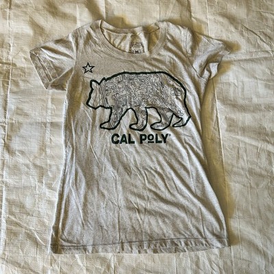 Cal Poly San Luis Obispo Campus Map Women's T Shirt Size Medium [Live Local App]