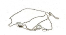 925 Silver Diamond Anklet, 29cm, 1.29g, G217