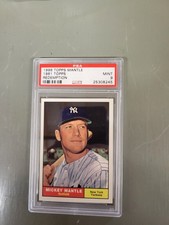 1996 Topps Mickey Mantle Redemption 1961 PSA 9 Mint 300