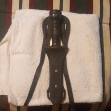 Scuba fixed Blade Combat Knife Clip Point Combo Edge Rubber Handle w/ Sheath