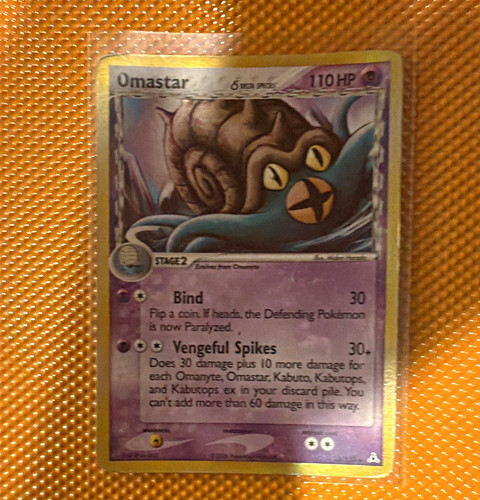 Omastar 19/110 EX Holon Phantoms Regular Rare EN 2006 Stage 2 110 HP