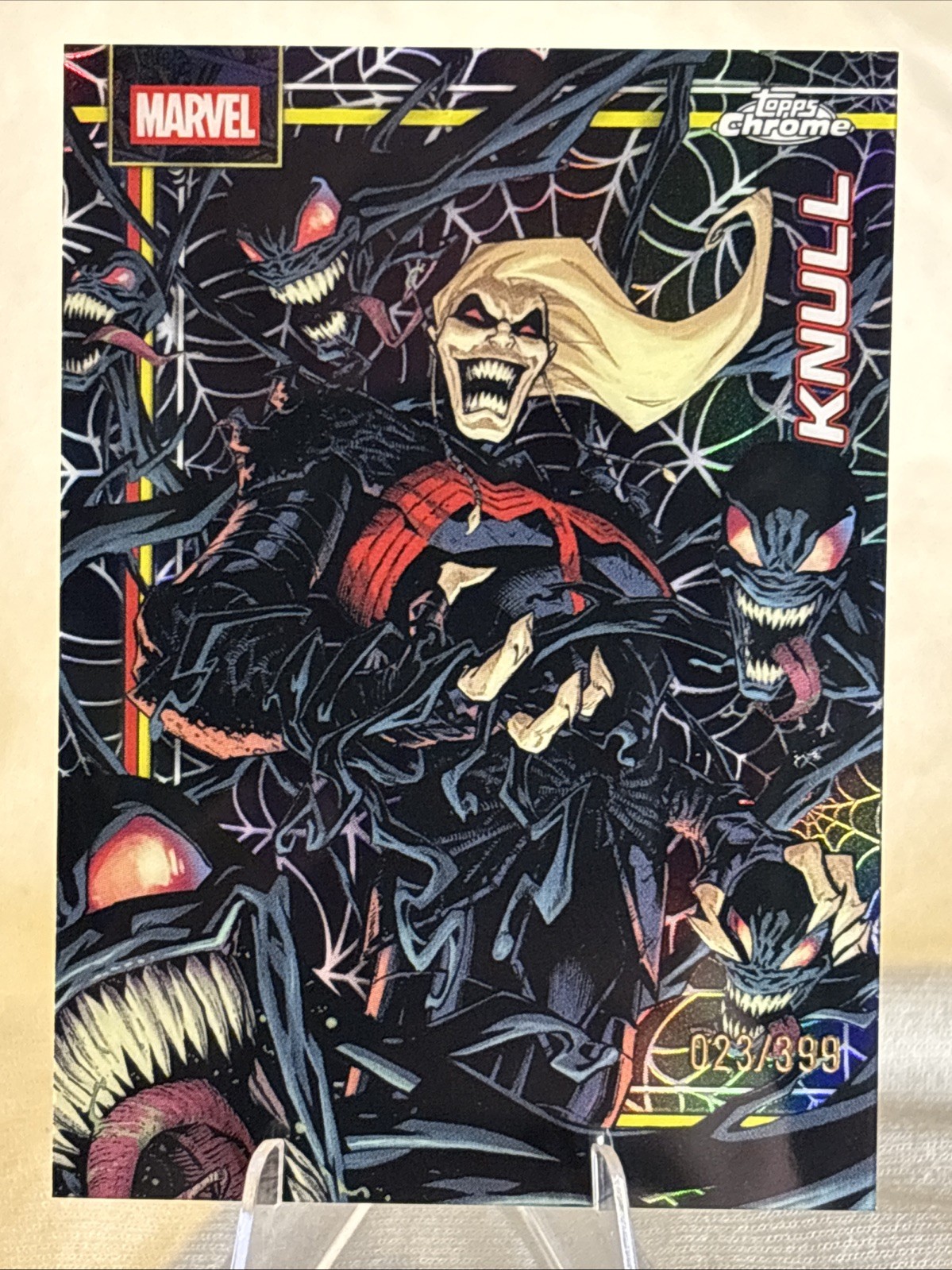 2026 Topps Chrome Marvel Knull #129 Serial Numbered /399 Venom