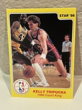 1986 Star Court Kings Kelly Tripucka Detroit Pistons #30 NRMT D