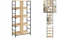 BüCherregal Sonoma Eiche 78,5X33X153 Cm Spanplatte