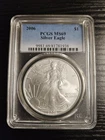 2006 SILVER EAGLE PCGS MS69   Lot #574