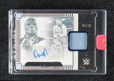 2024 Three Count WWE Prime Memorabilia Blue 18/49 Andrade Cien Almas Auto jg3
