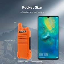 Retevis RT22 Rechargeable Walkie Talkies Long Range 2-Way Radio VOX Adults