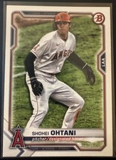 Shohei Ohtani Topps 2021 Bowman Angels Veterans Base Set Baseball Card #85
