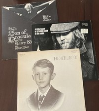 Harry Nilsson 3LP&rsquo;s:  Harry, A Little Touch, And Son Of Dracula w/transfer