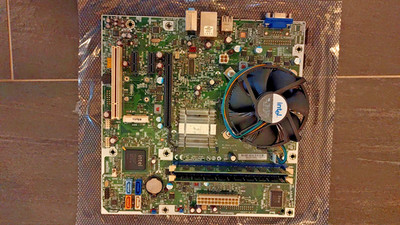 Intel Q9550 4 Core 4GB DDR3 HP H-IG41 LGA 775 PCIe Retro PC Bundle WinXP Win10