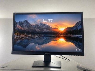 Monitor Gaming Viewsonic VA2407H 60 cm (24 Zoll)  (Full-HD, 3 ms, HDMI) Schwarz
