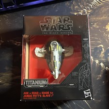 Star Wars Black Series Titanium Series  27 Jango Fett's Slave I Sealed New