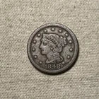 Photo of a 1848-P Large Cent from an eBay listing that sold on Jul 21, 2026