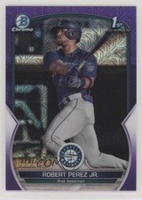 2023 Bowman Chrome Prospects Mega Box Purple Mojo Refractor Robert Perez Jr 0tg5