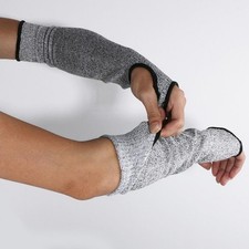 New Cut Proof Level 5 Grey Arm Guard Sleeve Anti Abrasion