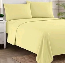 Sweet Home Collection 1800 Count 4 Piece Bed Sheet Set Deep Pocket Microfiber KG