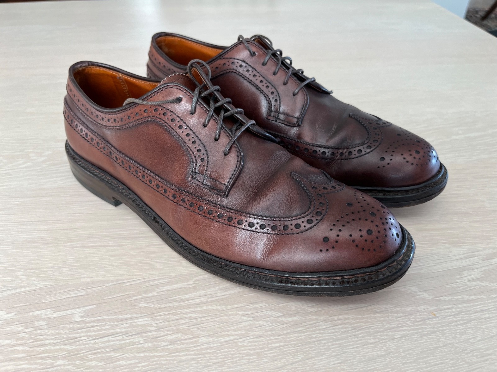 Alden 97572 Dark Brown Calfskin Long Wing Blucher
