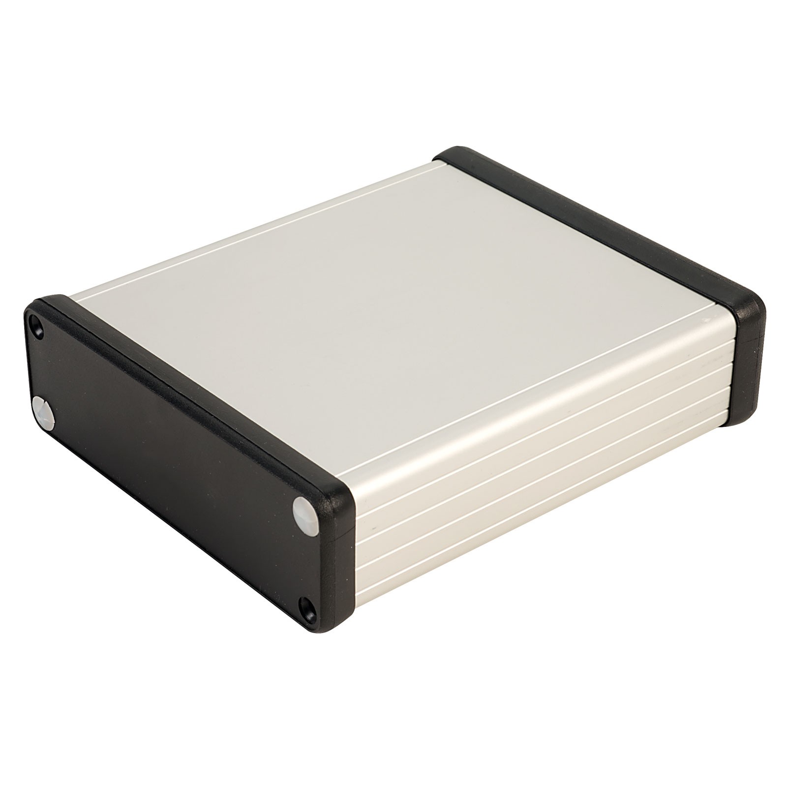 Hammond Extruded Aluminium Enclosure 123 x 103 x 30.5mm Natural