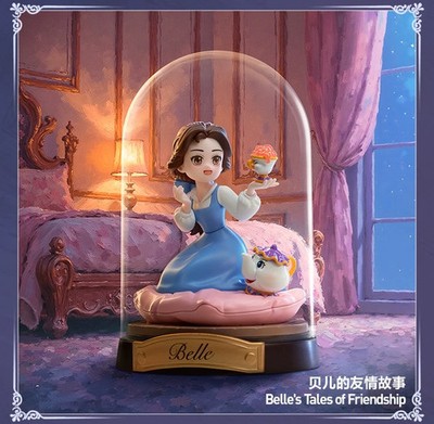 シークレットPOP MART Belle ディズニープリンセスフィギュア Belle - POP MART Disney Princess Create Your World Series Figures
