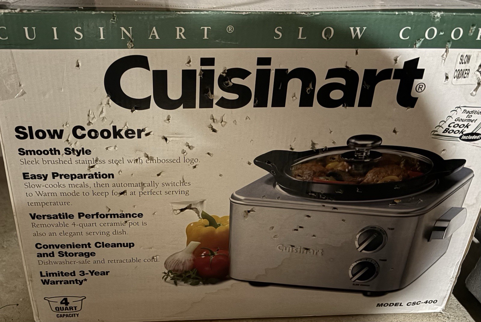 4Q Cuisinart Slow Cooker csc-400