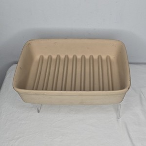 the pampered chef Ridged Baker stoneware USA 5121