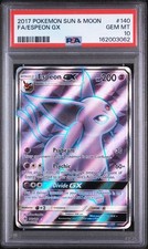 2017 ESPEON GX SUN & MOON FULL ART POKEMON TCG PSA 10 GEM MINT #140 LOW POP on eBay